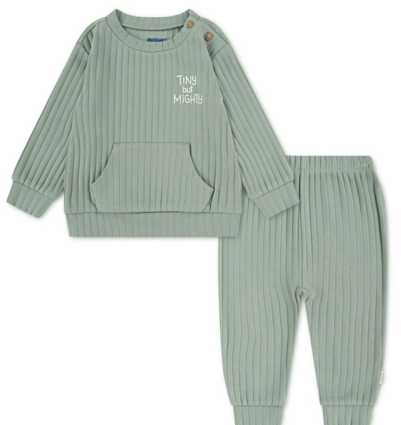 Huggies Love & Hugs Baby Organic Cotton Ribbed Set - 6M