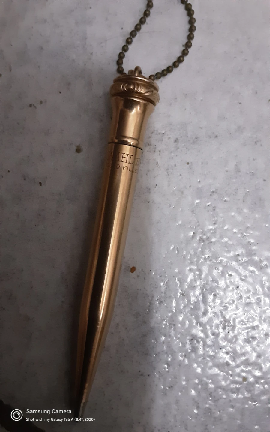 Vintage Gold Filled Mechanical Pencil  1920  Necklace - photo 2