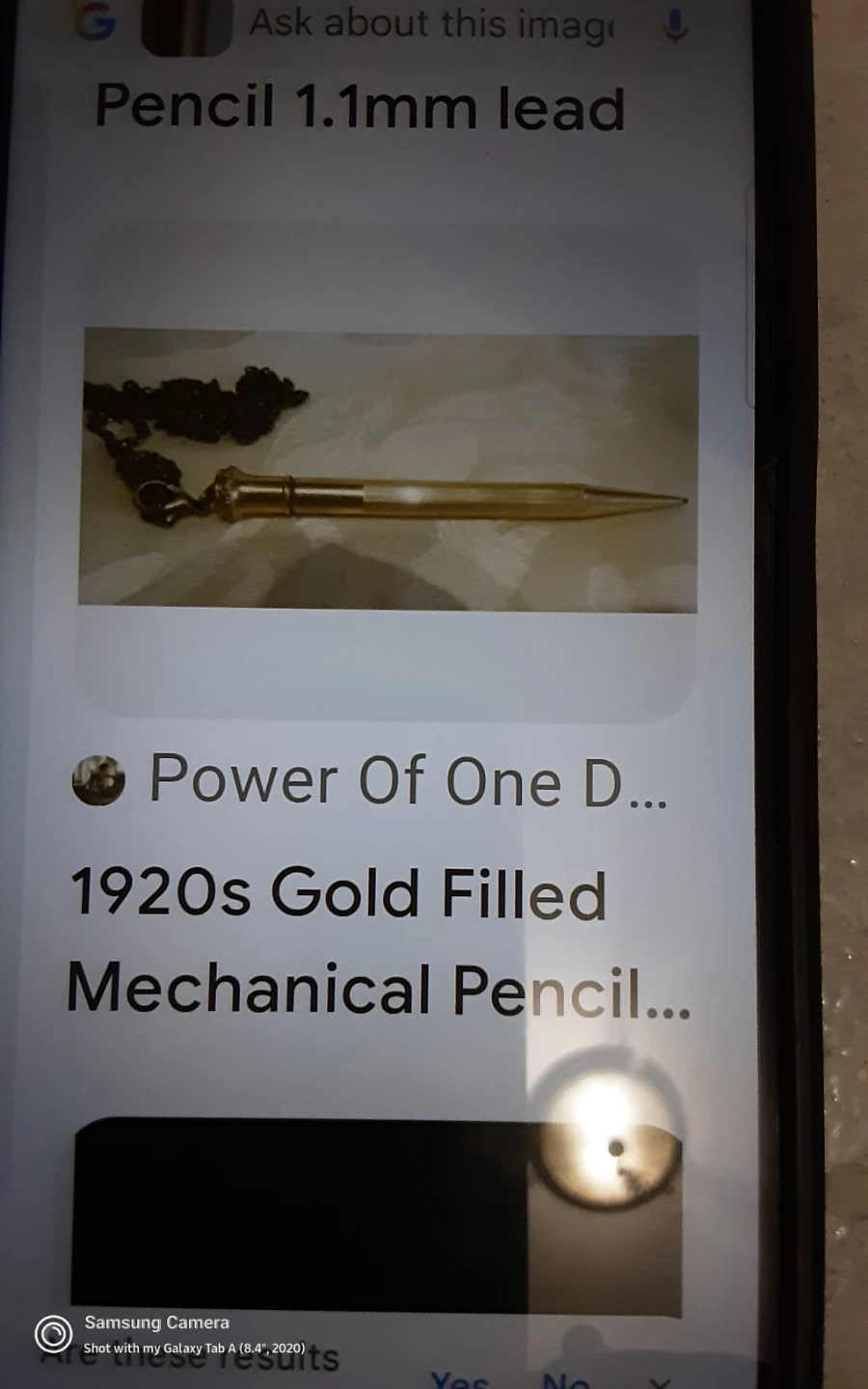 Vintage Gold Filled Mechanical Pencil  1920  Necklace - photo 3