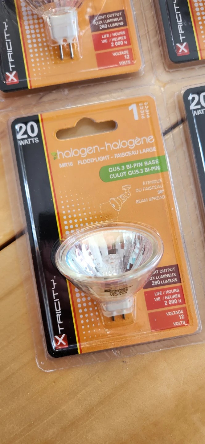 Xtricity Halogen Floodlight Bulbs MR16 GU5.3 20W 12V (Pack of 6) - photo 2