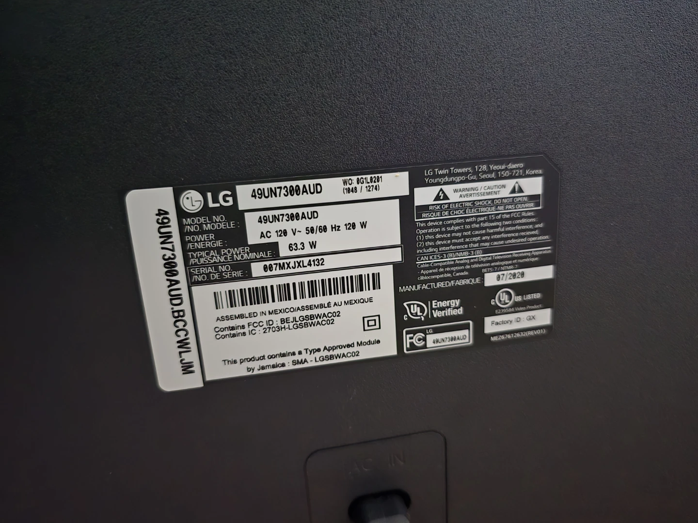 LG 49" 49UN7300AUD Smart TV - photo 4
