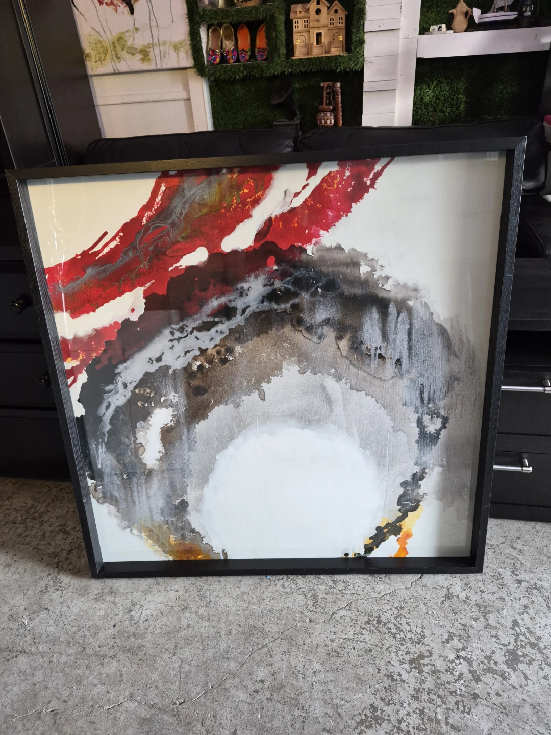 Framed Abstract Wall Art - photo 3