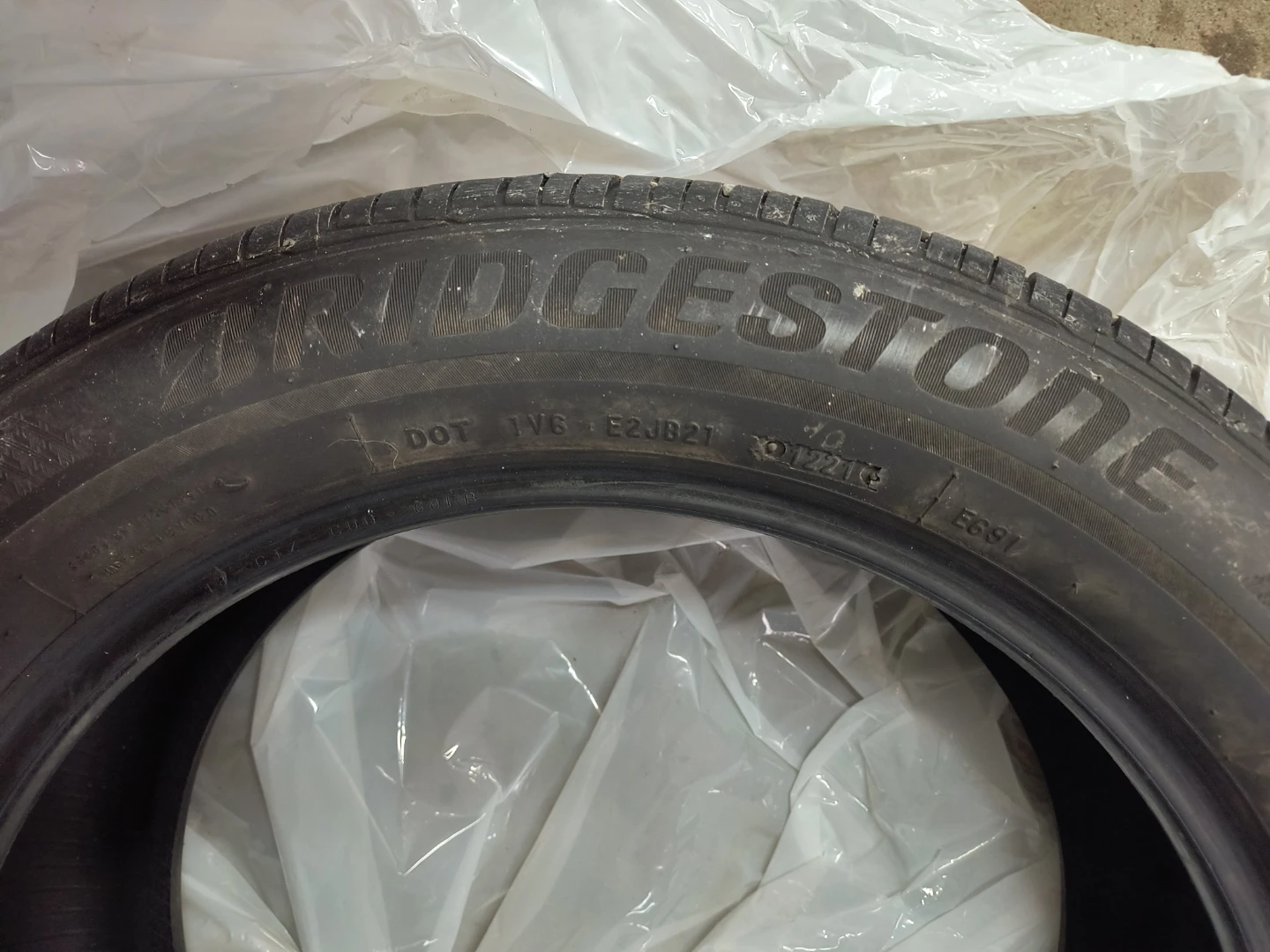 Set of 4 Bridgestone Turanza Tires 215/55R18 95H