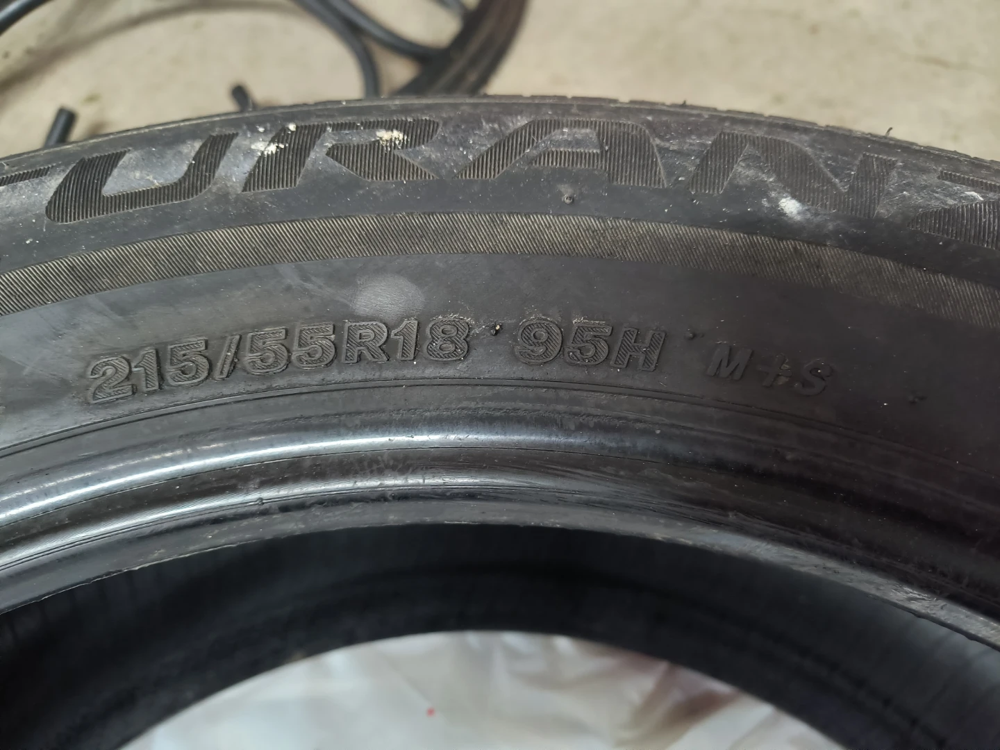 Set of 4 Bridgestone Turanza Tires 215/55R18 95H - photo 3