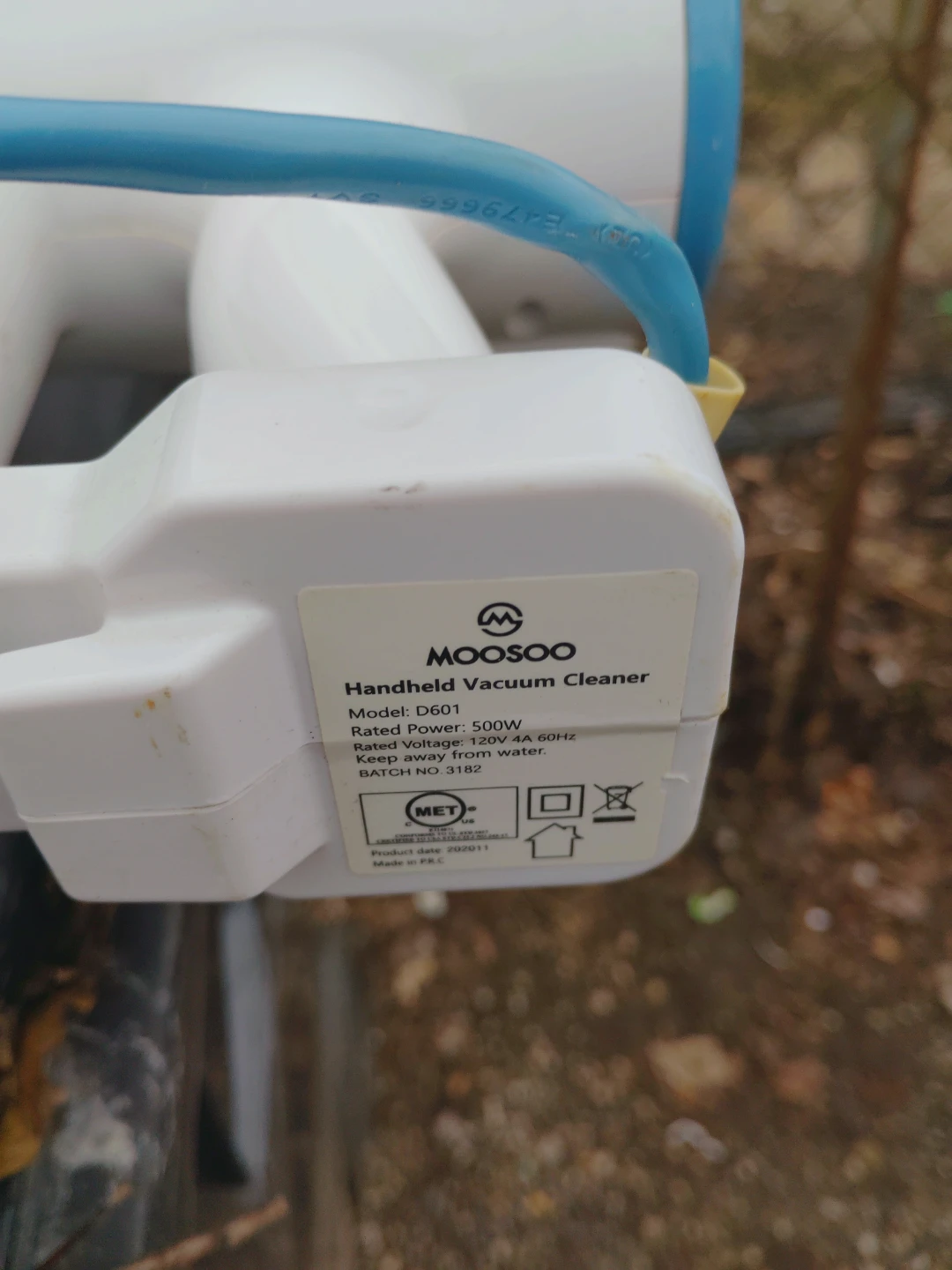 MOOSOO Handheld Vacuum Cleaner - Model D601 - photo 2