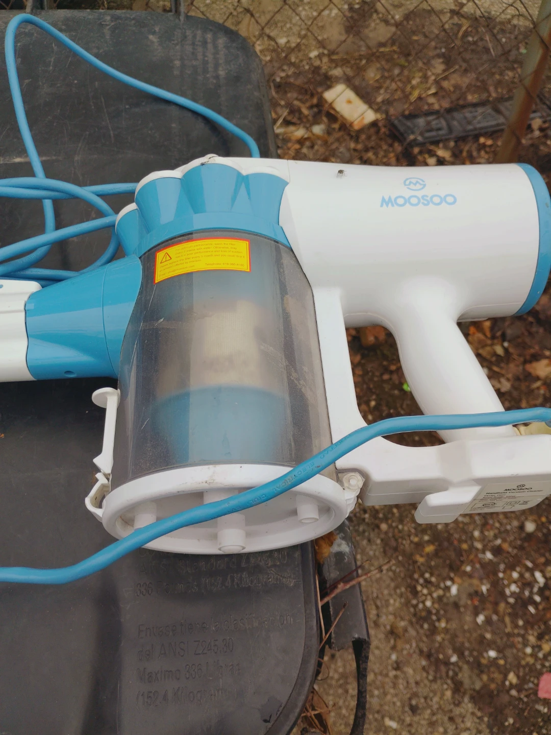 MOOSOO Handheld Vacuum Cleaner - Model D601 - photo 3