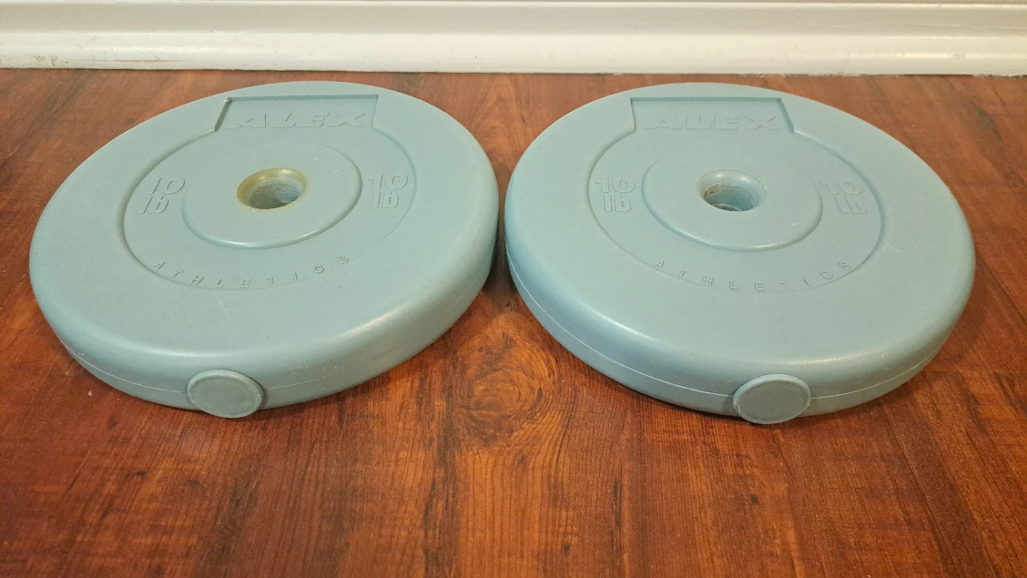ALEX Athletics 10 lb Weight Plates (Set of 2)