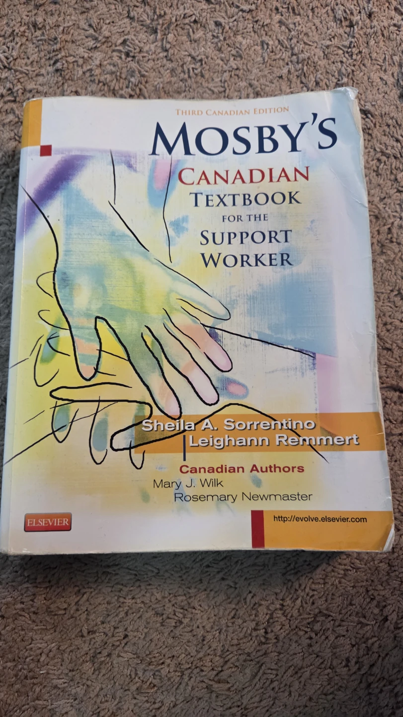 Mosby's Cdn Textbook for the Support Worker, 3rd Canadian Ed.