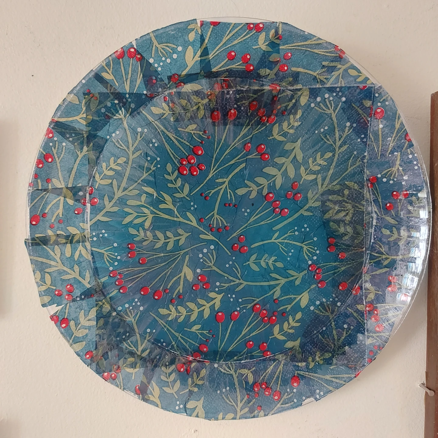 Set of decorative plates with various designs