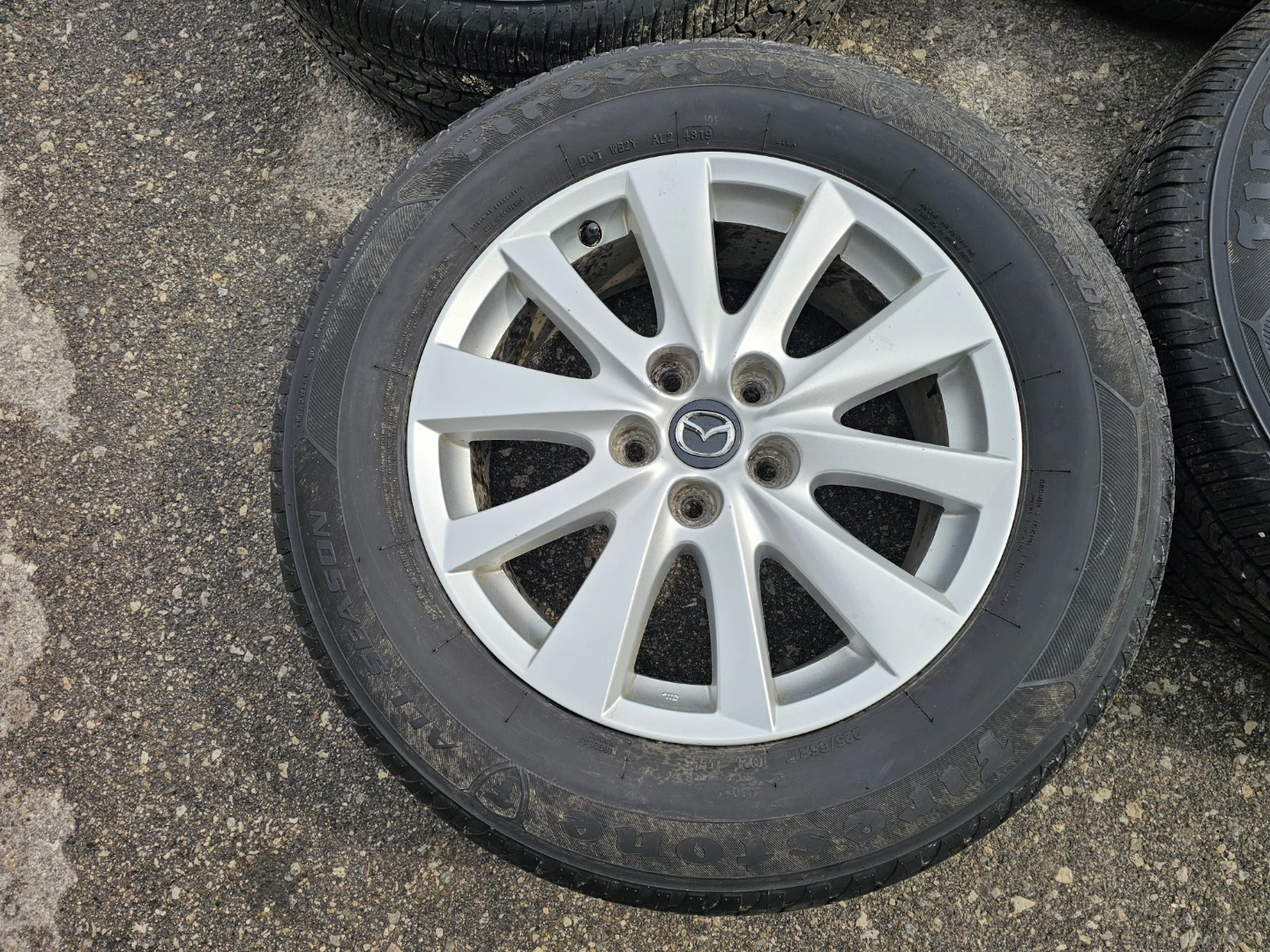 MAZDA CX-5 O.E.M RIMS AND ALL SEASON TIRES 225/65 R17