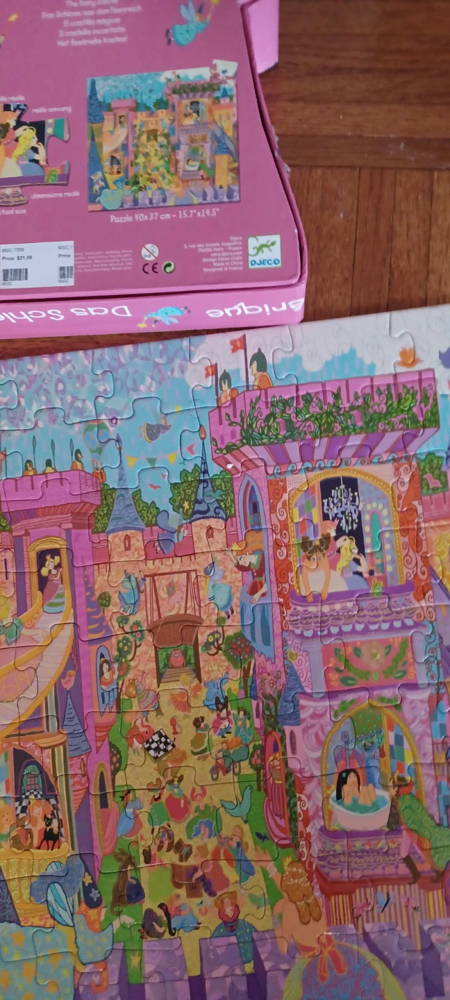 Djeco Fairy Tale Castle Puzzle - 54 Pieces - photo 2
