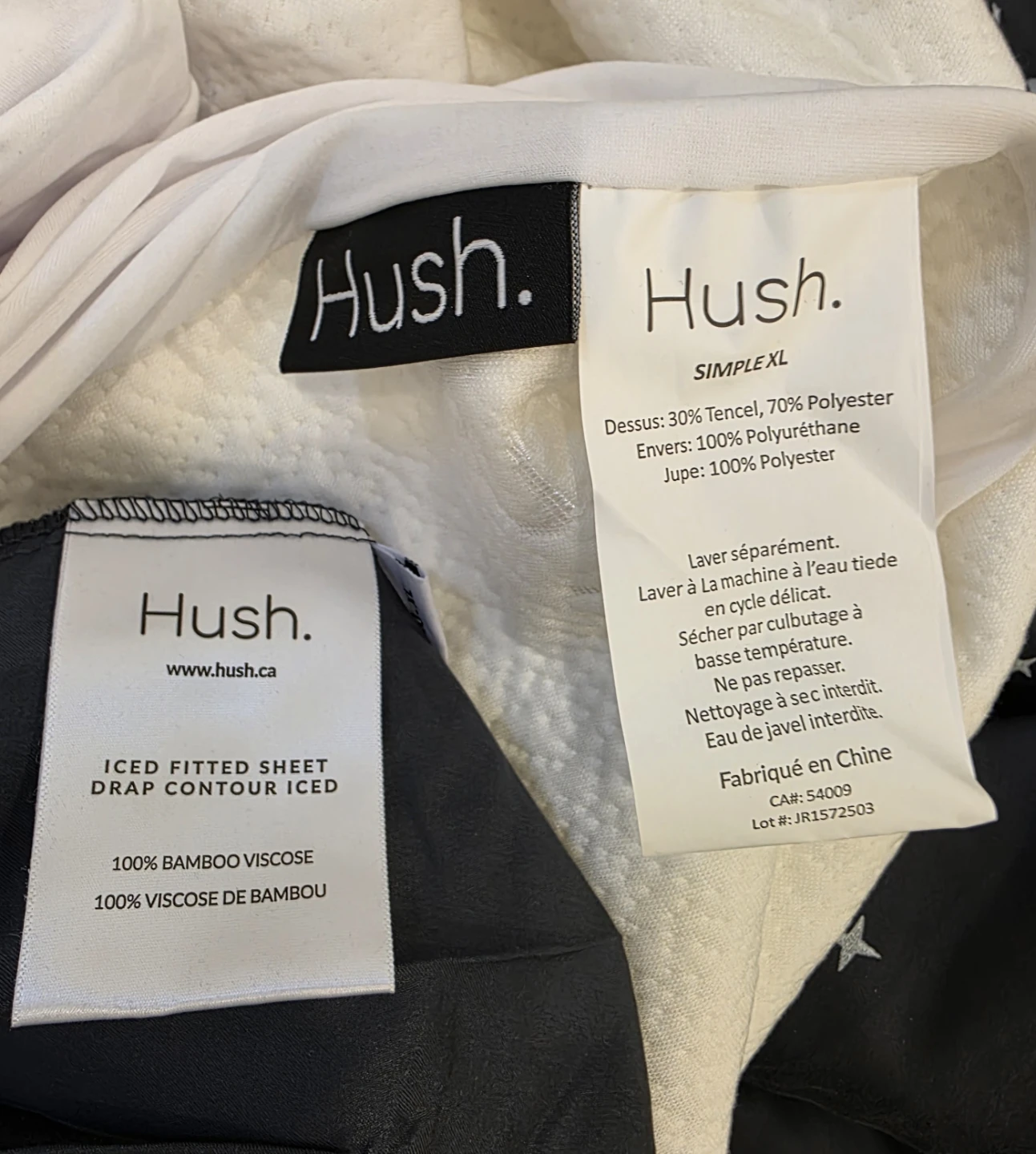 NEW Hush Iced Twin XL Cooling Bundle (Protector + Fitted Sheet) - photo 4