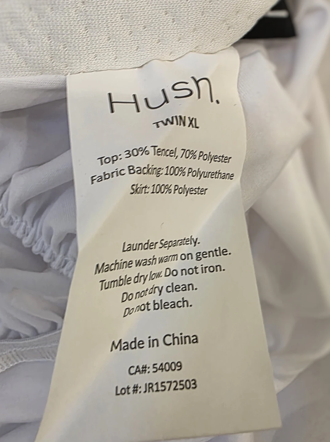 NEW Hush Iced Twin XL Cooling Bundle (Protector + Fitted Sheet) - photo 5