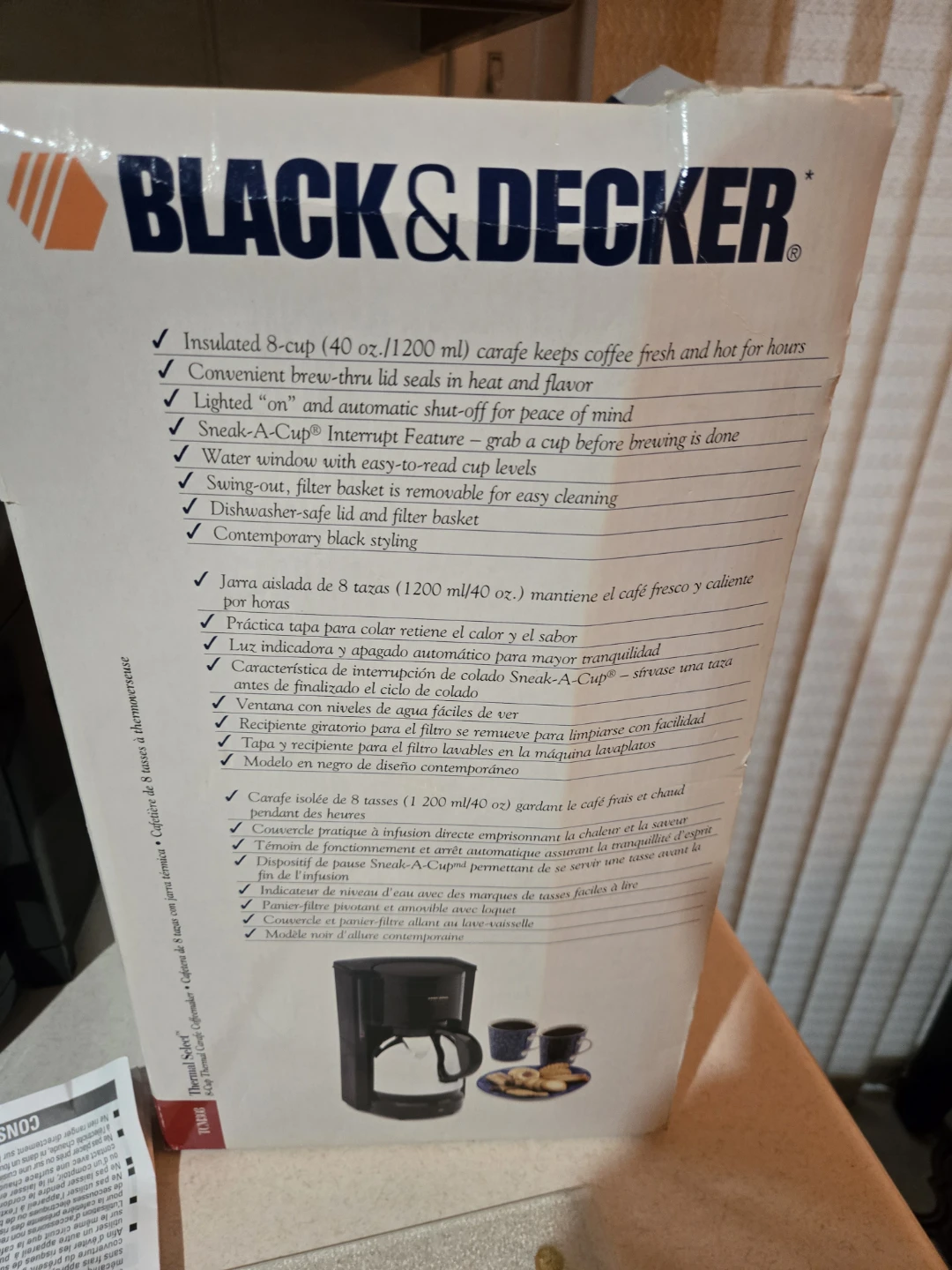 Black & Decker Thermal Select 8-Cup Coffee Maker - photo 5