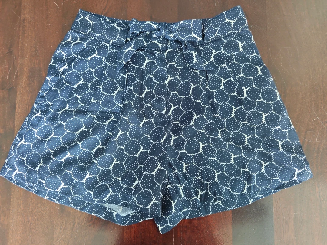 Navy Flowy Shorts