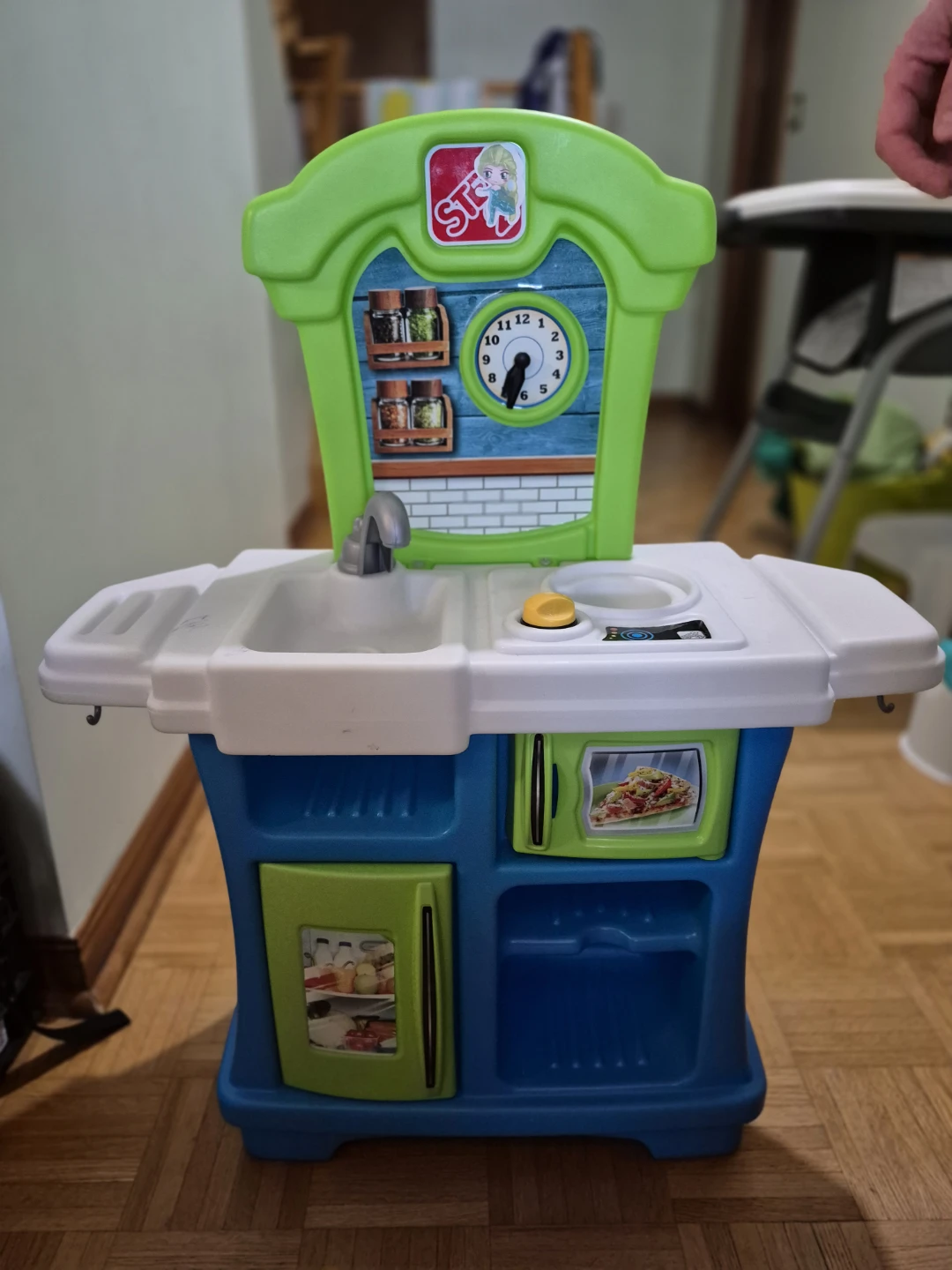 3 KID TOYS FOR $50 - TRAMPOLINE, KITCHEN AND EASEL