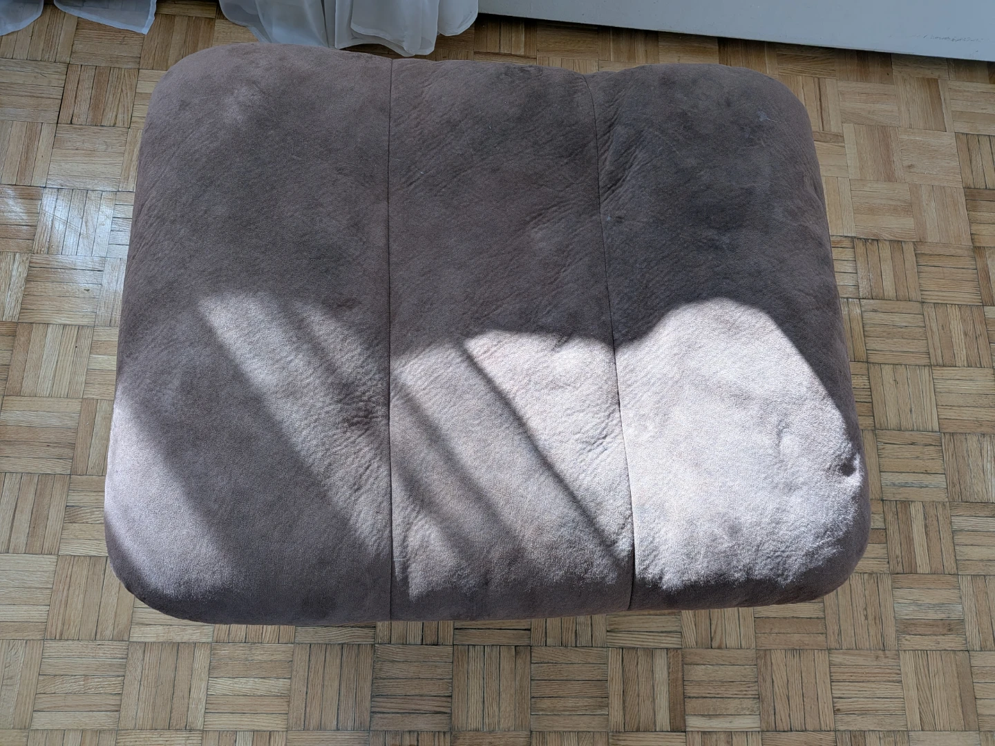 Brown Tufted Ottoman - photo 3