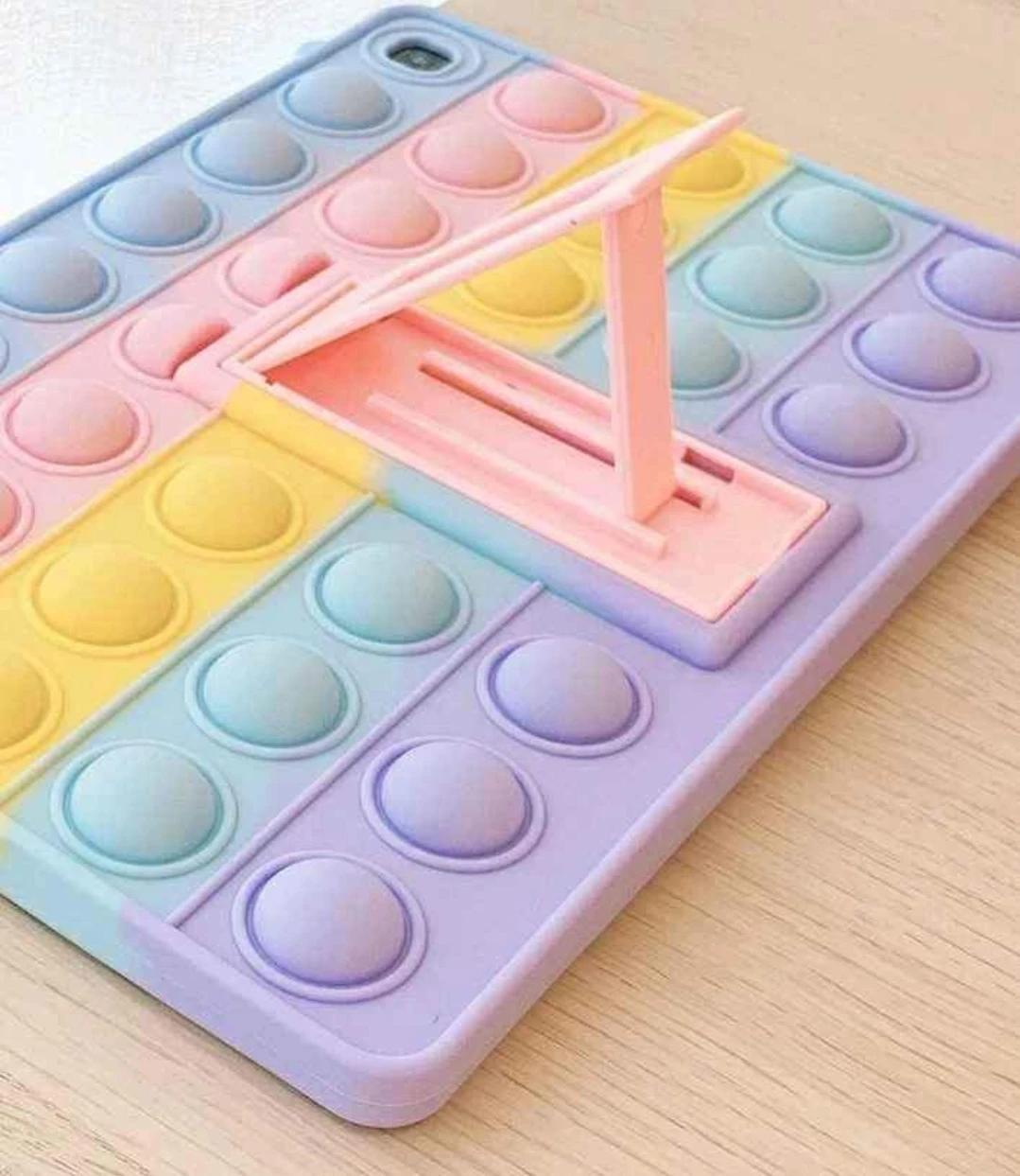 Tablet Case with Pop It Fidget Toy Stand and Strap - photo 3