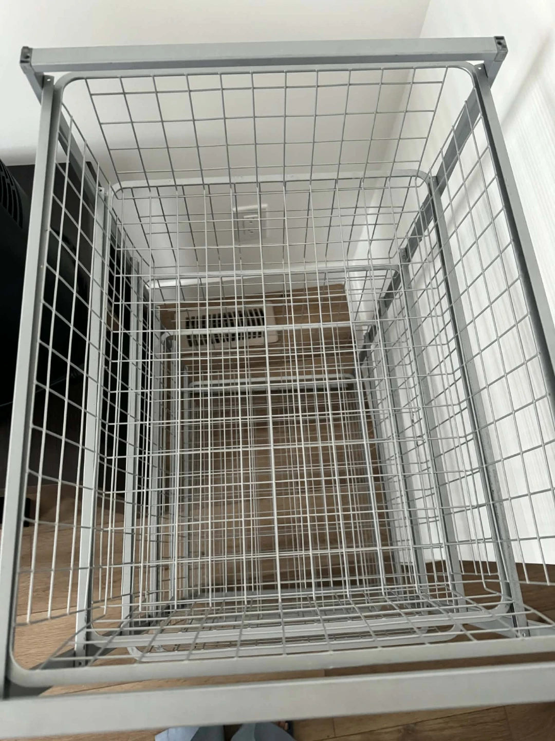 Wire Storage Cart with 5 Baskets