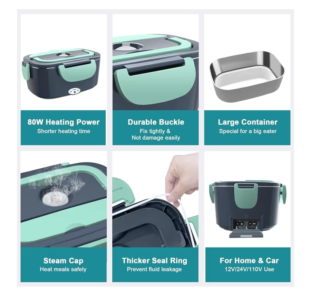 Electric Lunch Box Food Warmer 80W - photo 4