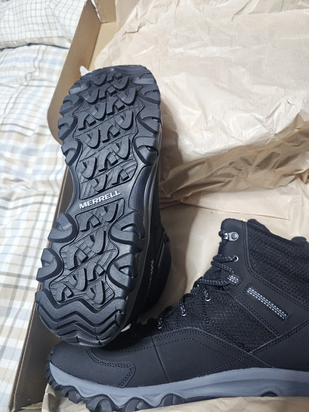 Merrell Thermo Akita Mid WP Men's Boots Black Size 12 - photo 3