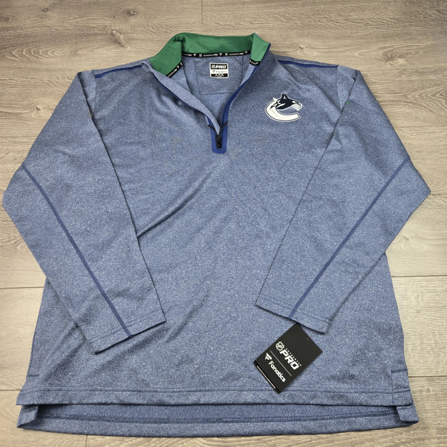 Vancouver Canucks heathered blue mens XL - photo 2