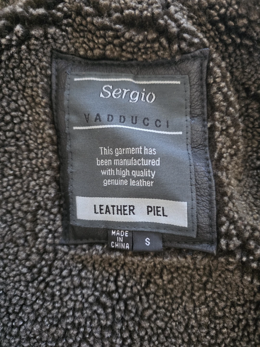 Sergio Vaducci Men's Genuine Leather Shearling Lined Jacket - photo 3