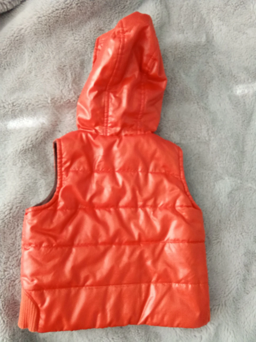 Baby Gap Puffer Vest with Hood - 0-6 Months - photo 3