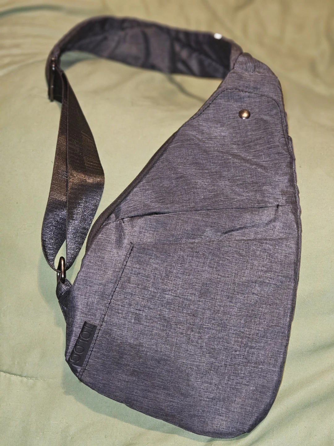 Gray Sling Bag