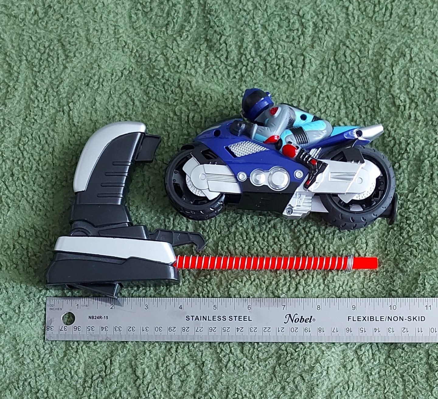 Toy Motorcycle with Projectile Launcher - photo 2