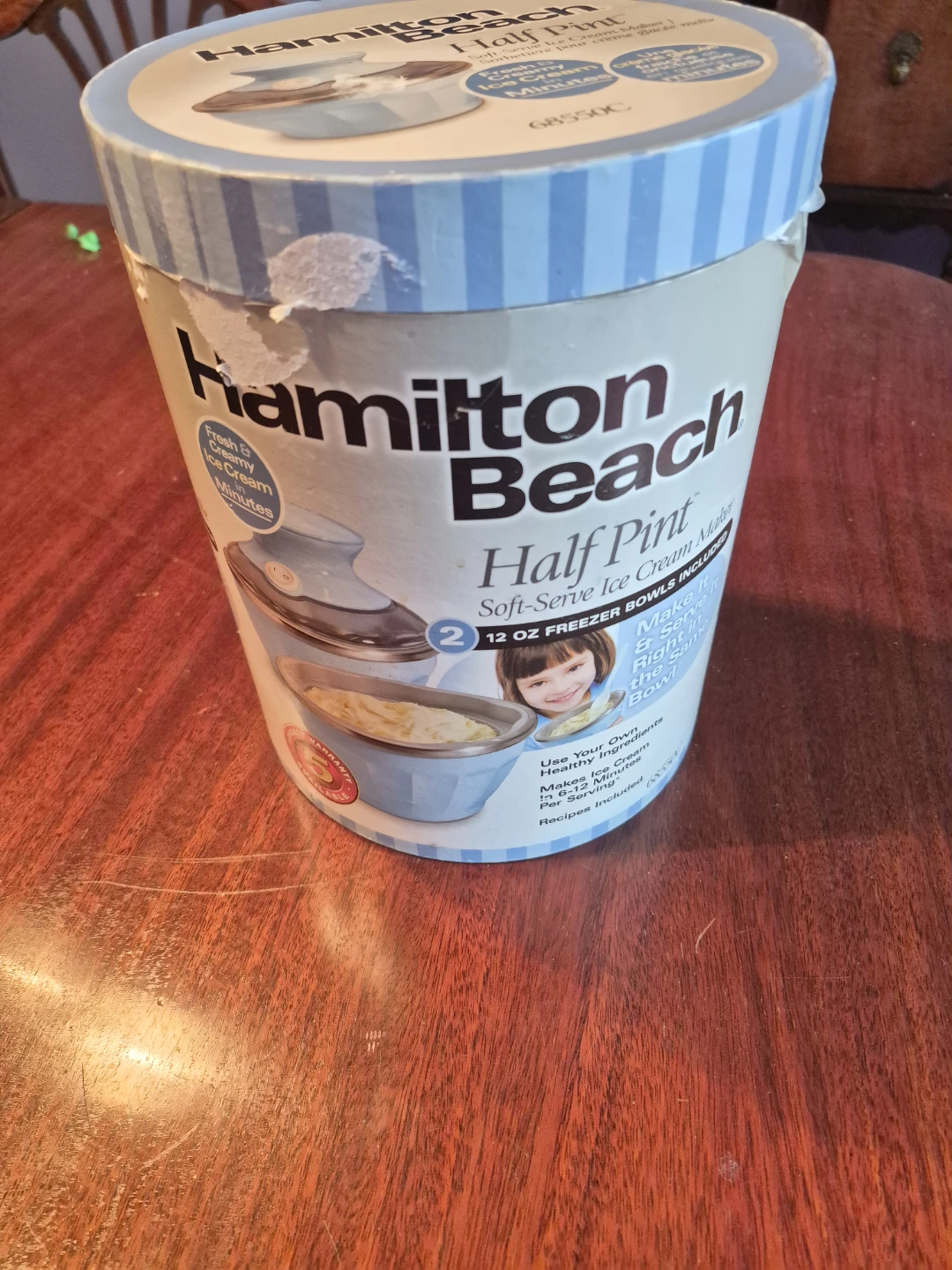 Hamilton Beach Half Pint Soft Serve Ice Cream Maker