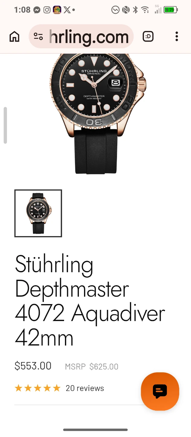Stuhrling Original Deepmaster Automatic Watch - photo 2