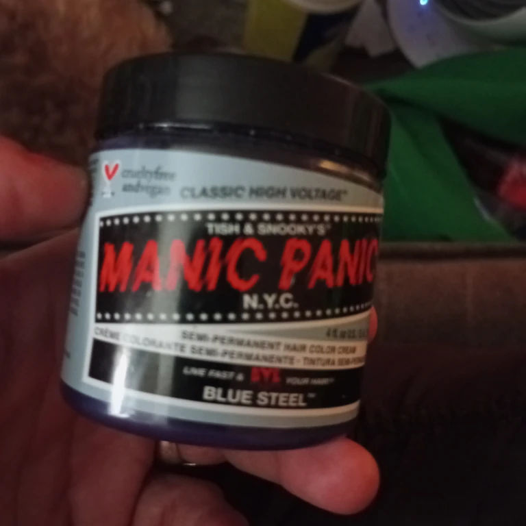 Manic Panic Blue Steel Semi-Permanent Hair Color Cream (4 fl oz)