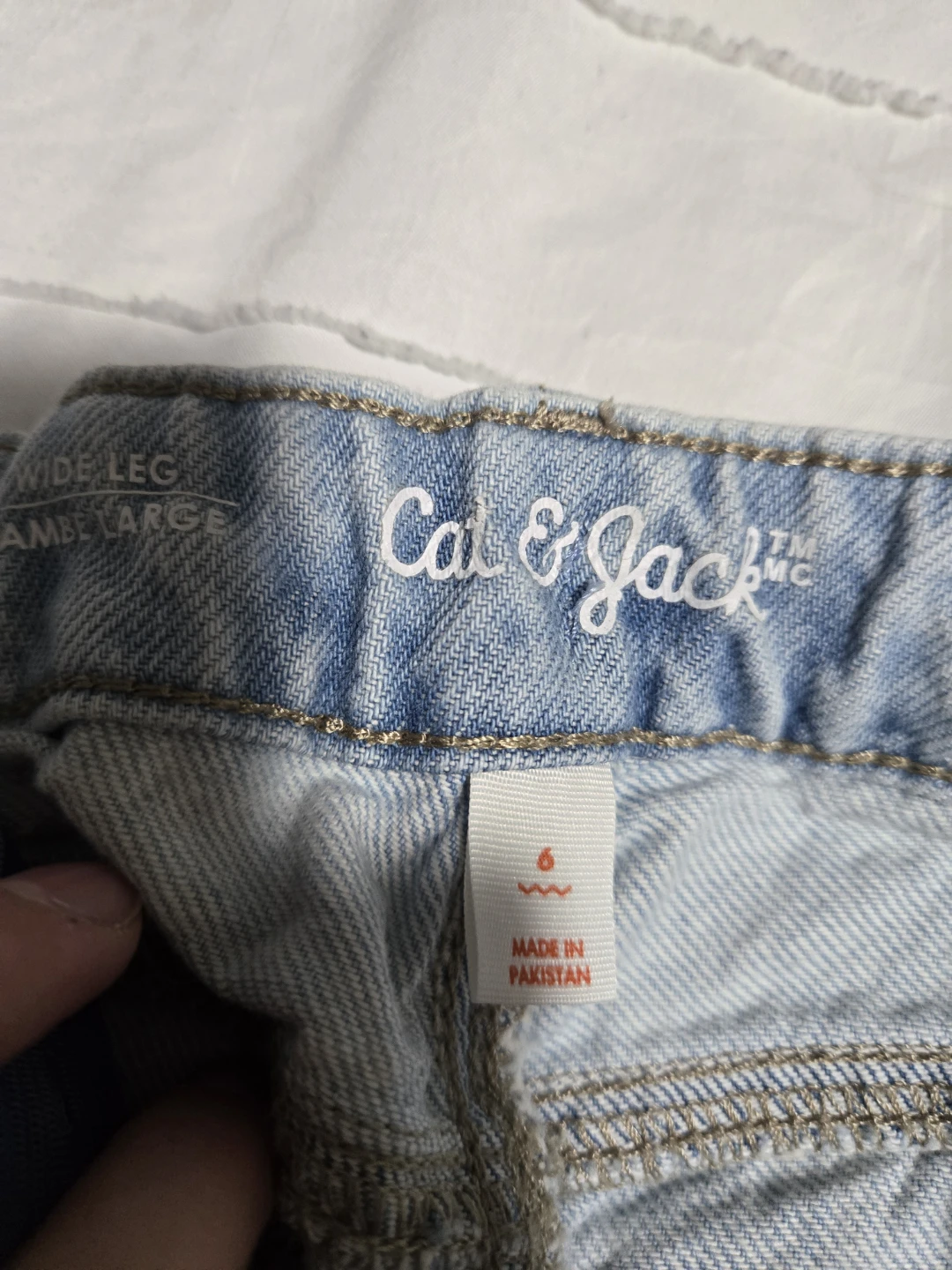 Cat & Jack Wide Leg Jeans Size 6 - photo 3