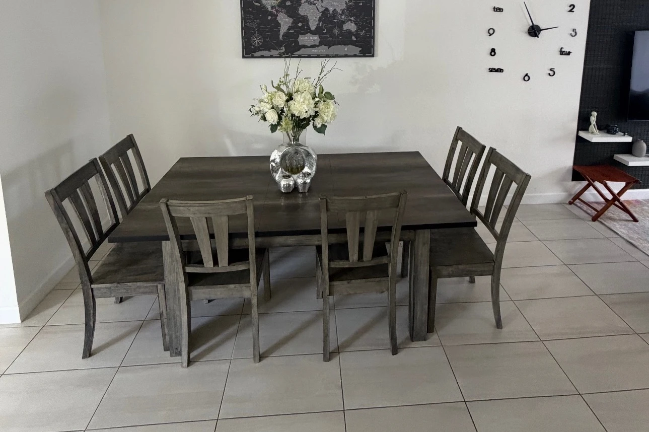 Table and chairs