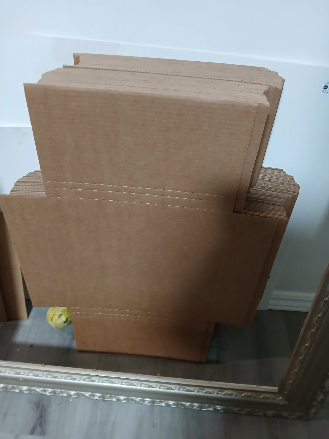 Stack of Cardboard Moving Boxes