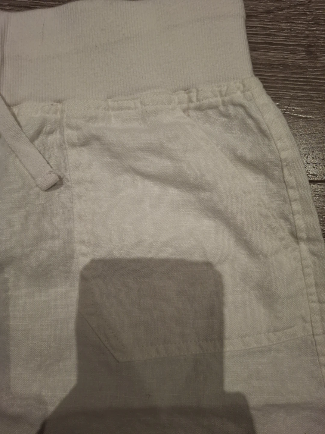 RW& CO white linen skirt - photo 2