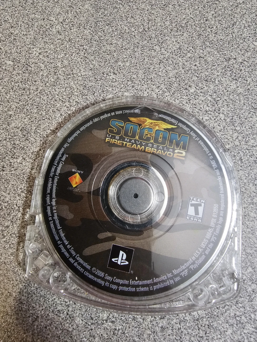 SOCOM U.S. Navy SEALs Fireteam Bravo 2 PSP Game