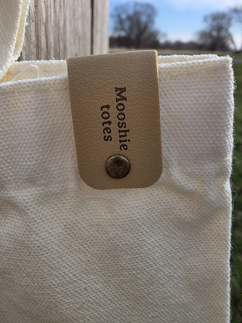 Mooshie Totes Canvas Tote Bag with Mushroom Charm - photo 3