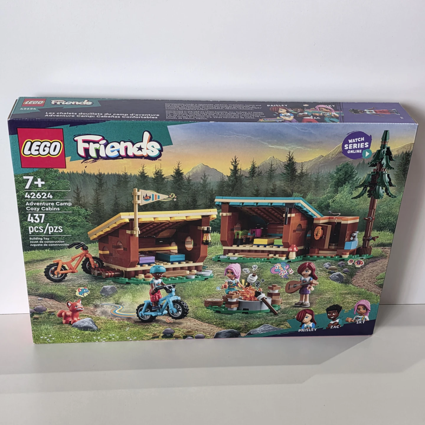 LEGO Friends Adventure Camp Cozy Cabins Set 42624