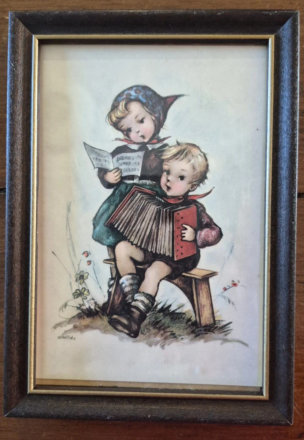 Set of 8 Framed Vintage Children's Art Prints - photo 5