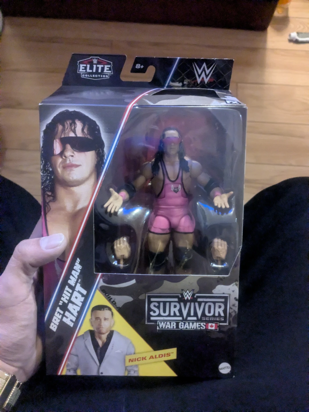 WWE Elite Collection Bret "Hit Man" Hart Survivor War Games