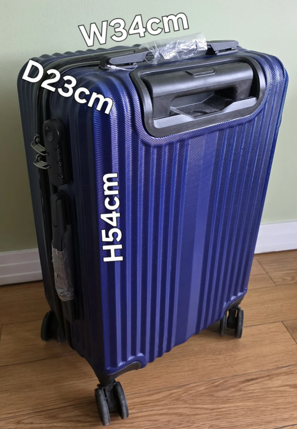 Blue Hardshell Carry-On Cabin Trolley 54cm - photo 5