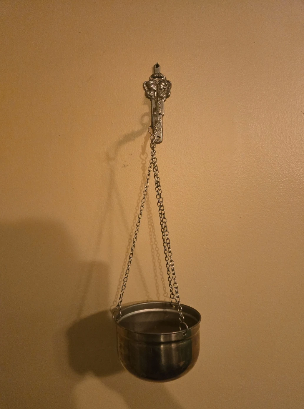 Vintage Hanging Censer with Chain
