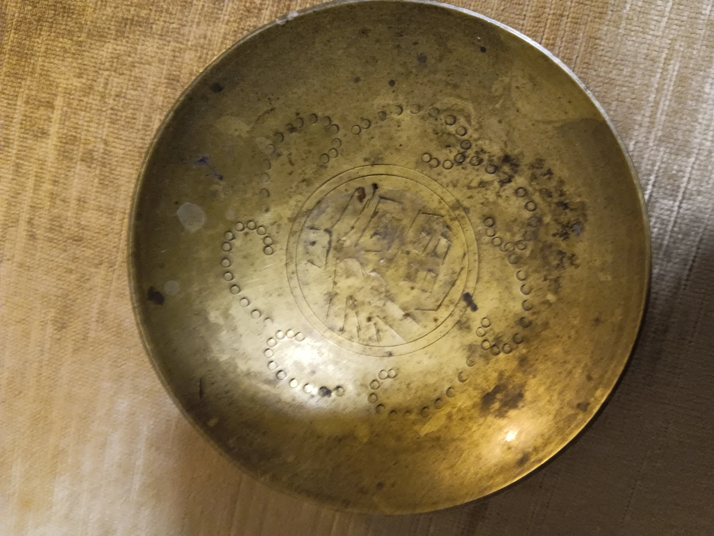 🥕Small  Brass Decorative Bowl - photo 3