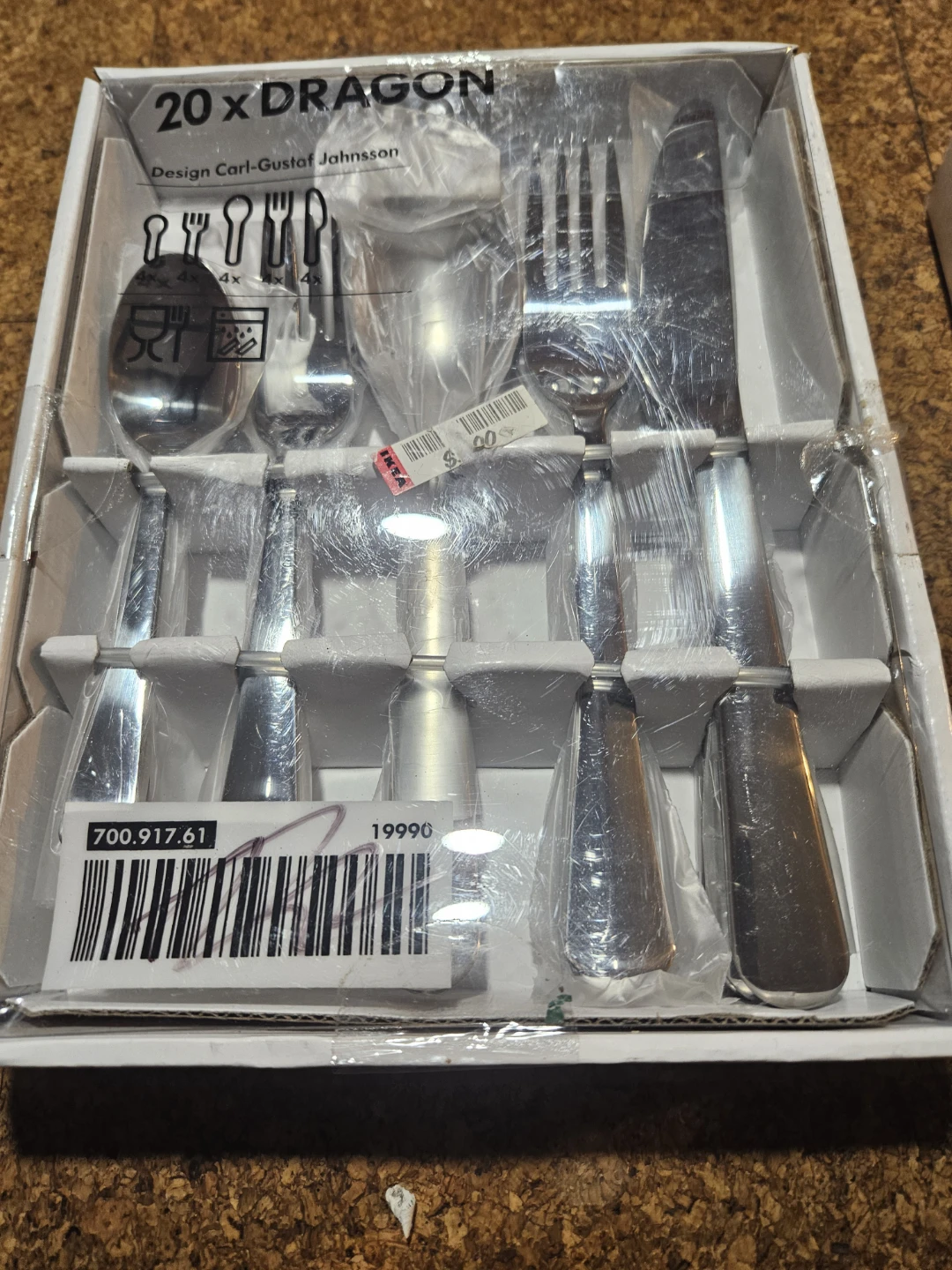 IKEA DRAGON 20-Piece Cutlery Set - photo 5