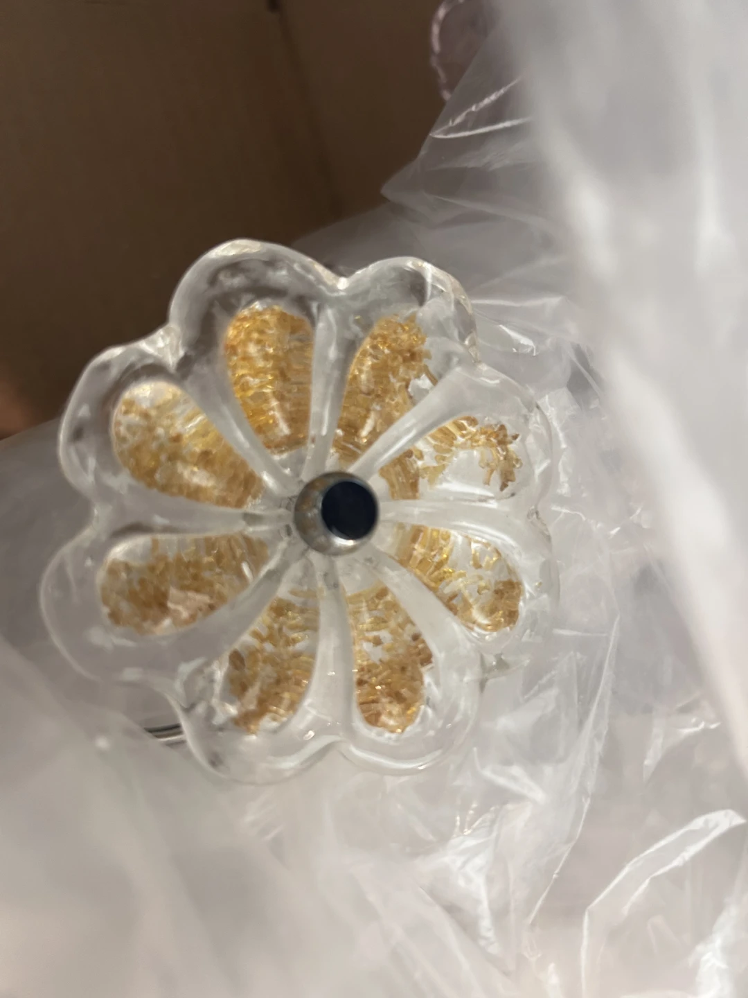 Antique Floral Chandelier Light Fixture - photo 4