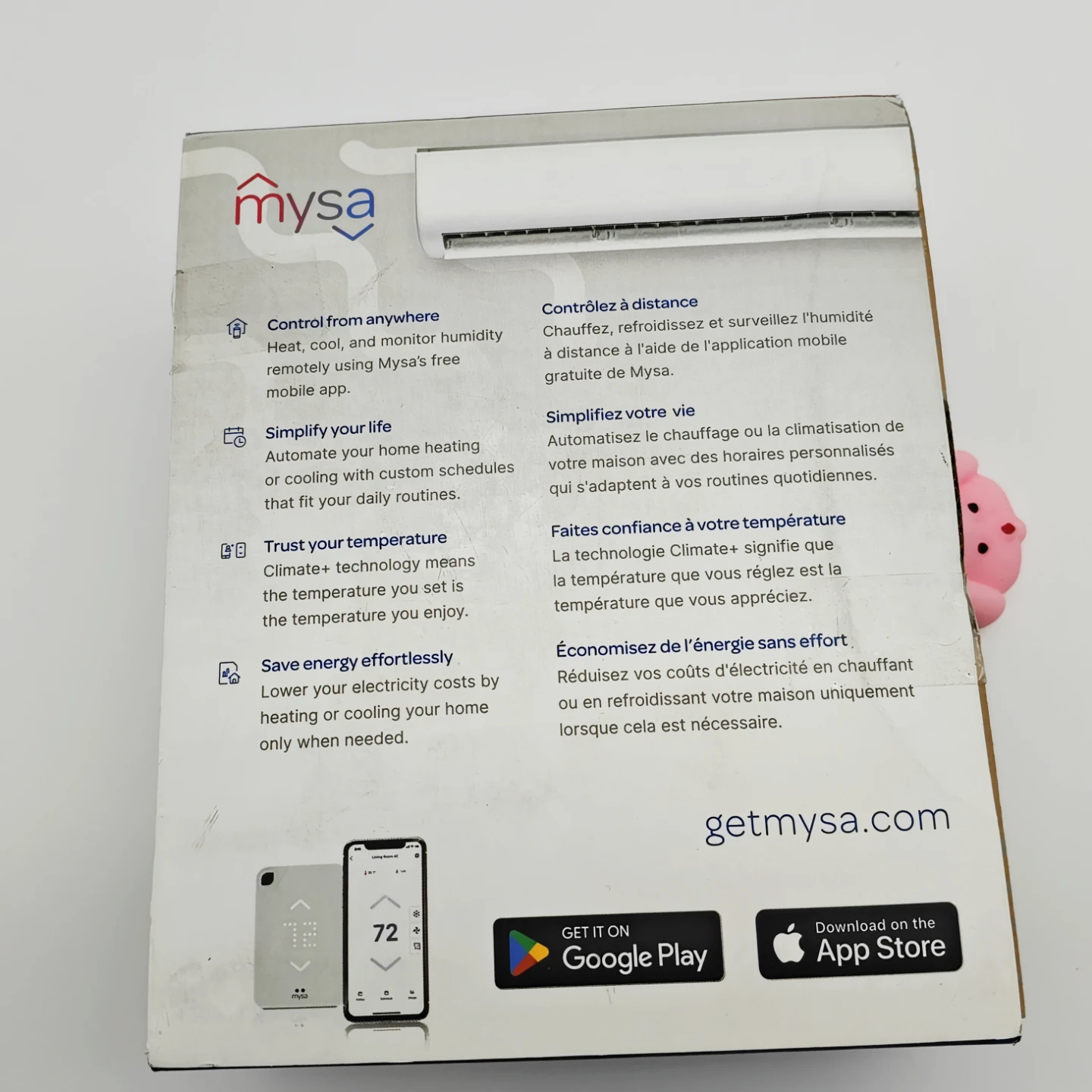 Mysa Smart Thermostat for Mini-Split Heat Pumps and AC - photo 5