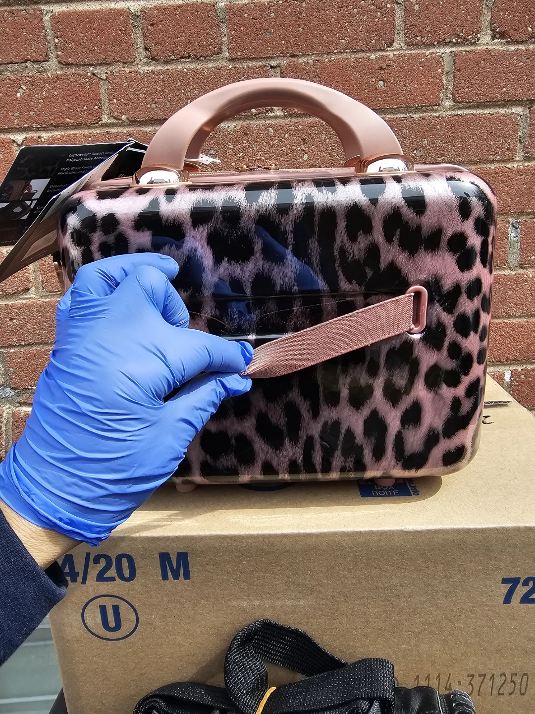 TRIFORCE Leopard Print Vanity Case - photo 4