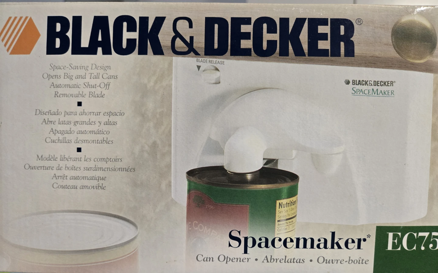 BLACK+DECKER Spacemaker EC75 Can Opener - photo 2
